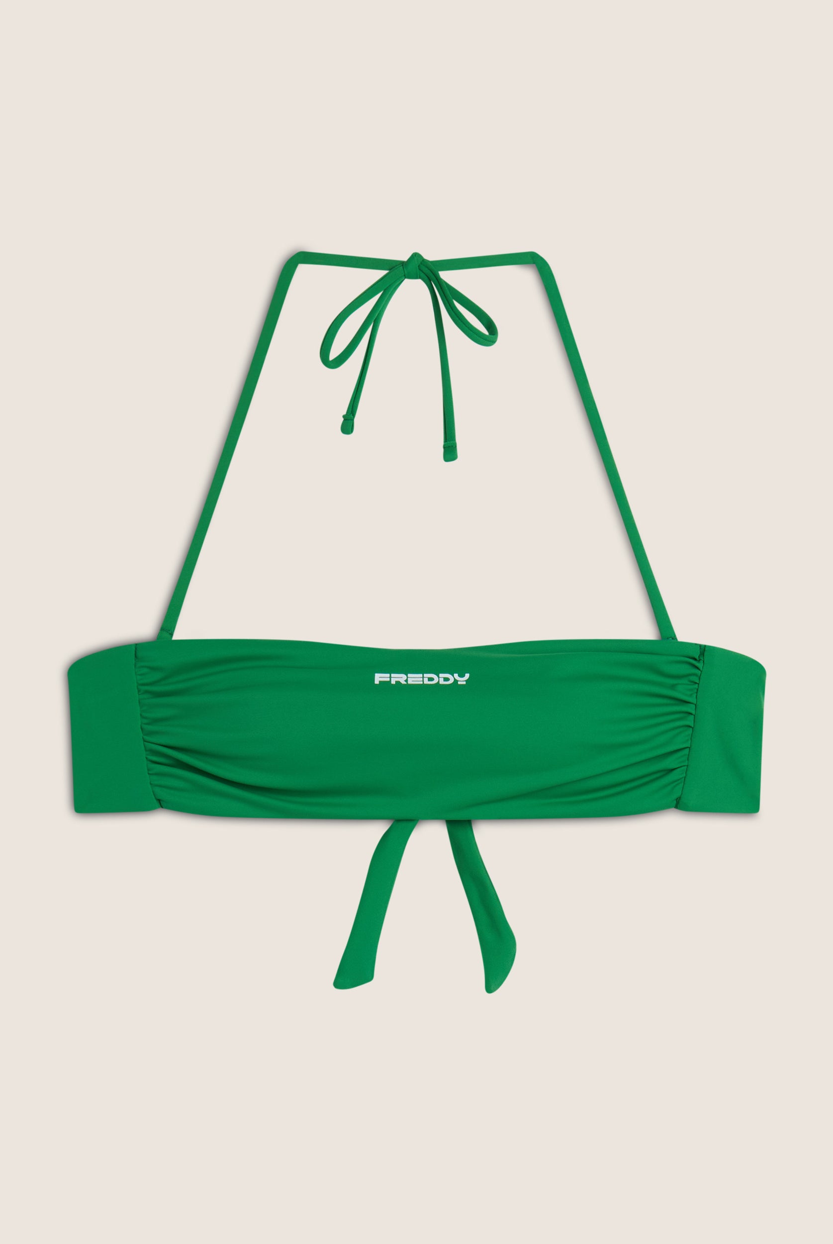 Bandeau-Bikinioberteil mit Freddy Logo - GREEN