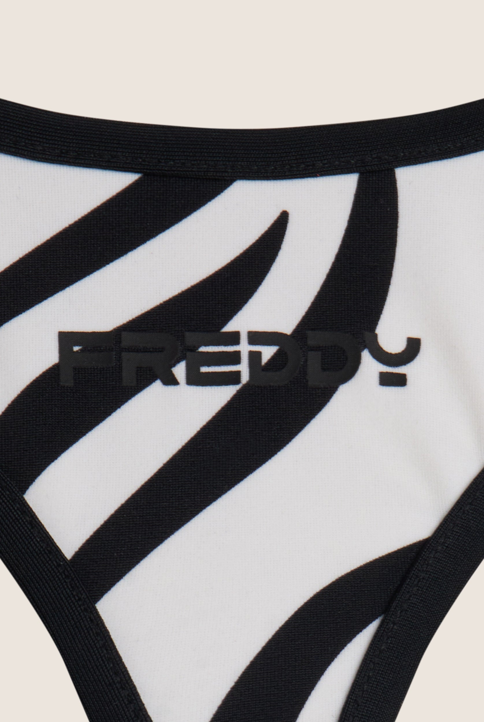 Triangel-Bikinioberteil mit Zebramuster - ZEBRA