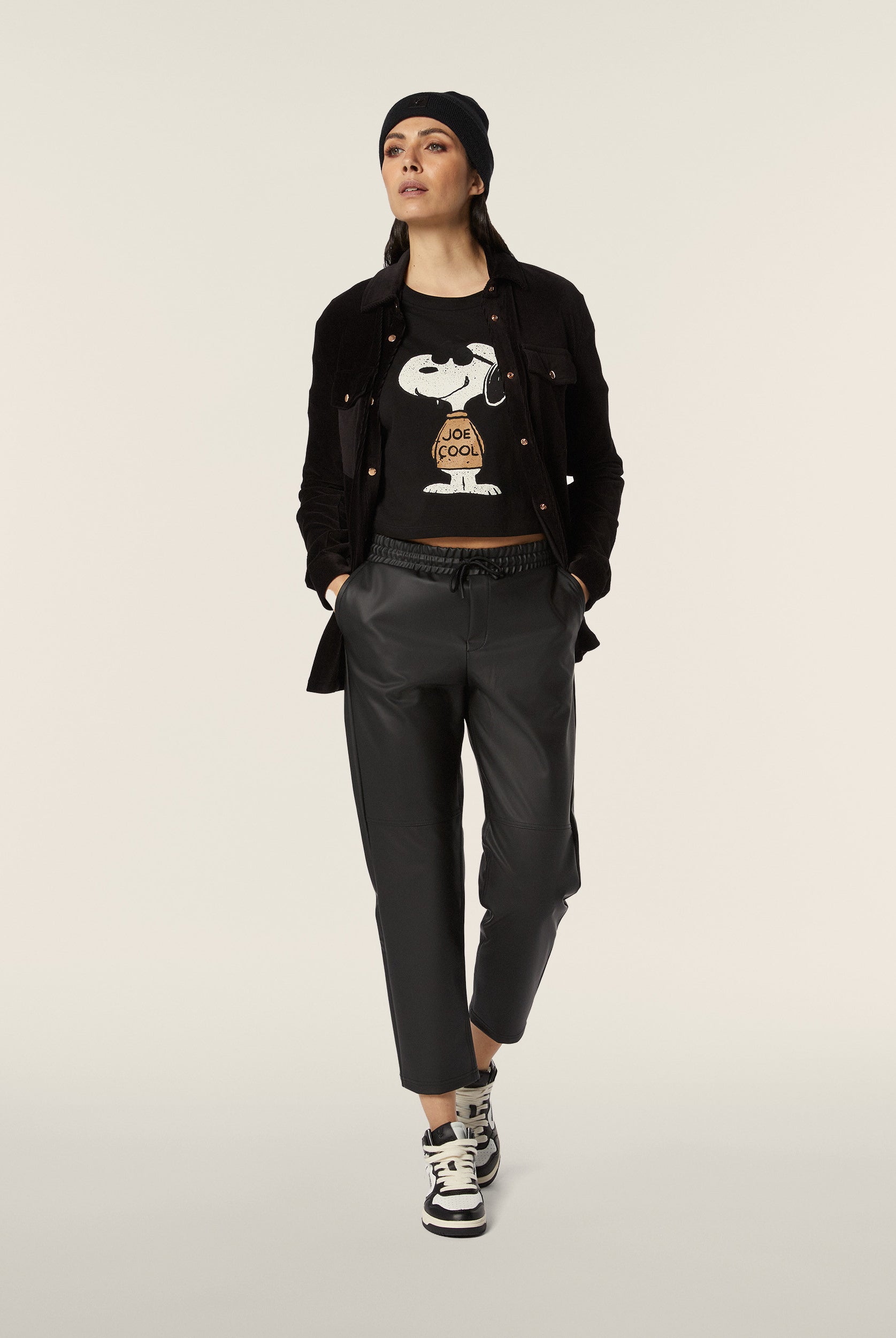 Freddy x Snoopy Cropped T-Shirt