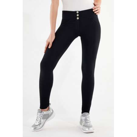 WR.UP MID WAIST SKINNY - N0 - BLACK