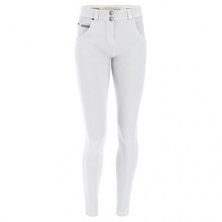 WR.UP® Snug Eco - Regular Waist Super Skinny - 7/8 Length - Garment Dyed - W - White