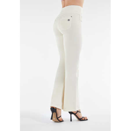 N.O.W® Pants - High Waist - Foldable Waist - Garment Dyed - W103 - Buttercream