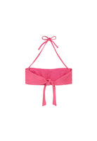 Bandeau-Bikinioberteil mit Freddy Logo - FUCHSIA