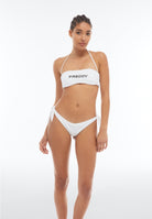 Bandeau-Bikinioberteil mit Freddy Logo - WHITE