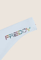 Bikinihose mit Strassverzierung - WHITE