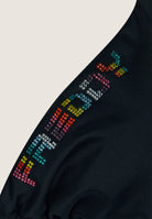 Triangel-Bikinioberteil mit Strassverzierung - BLACK