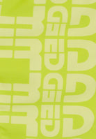 String-Bikinihose mit Allover-Logo-Print - LIME