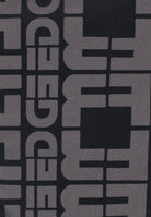 String-Bikinihose mit Allover-Logo-Print - BLACK