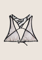 Triangel-Bikinioberteil mit Zebramuster - ZEBRA