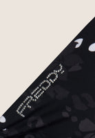 Triangel-Bikinioberteil mit Blumenmuster - BLACK