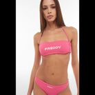 Brasilianische Bikinihose - An den Seiten gebunden - FUCHSIA