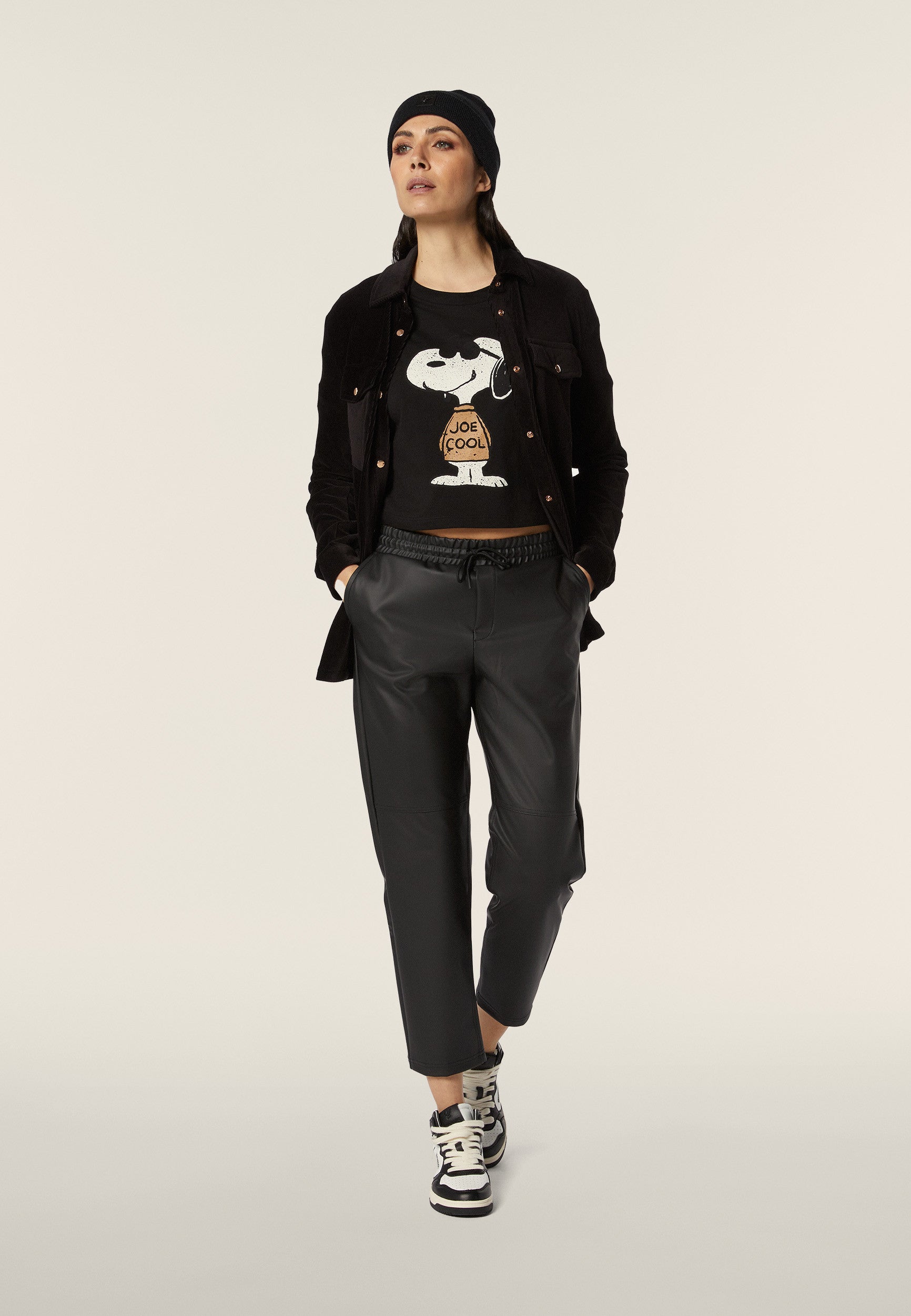 Freddy x Snoopy Cropped T-Shirt